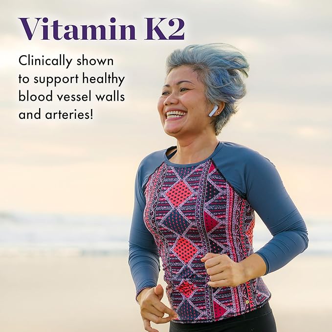 NAOMI BP Advanced, Potent Ingredients for Blood Flow and Circulation, Endothelial Function, Supports Cardiovascular and Arterial Health, 1000mg Olive Leaf Extract, 180mcg Vitamin K2 (Small, 60 Count)