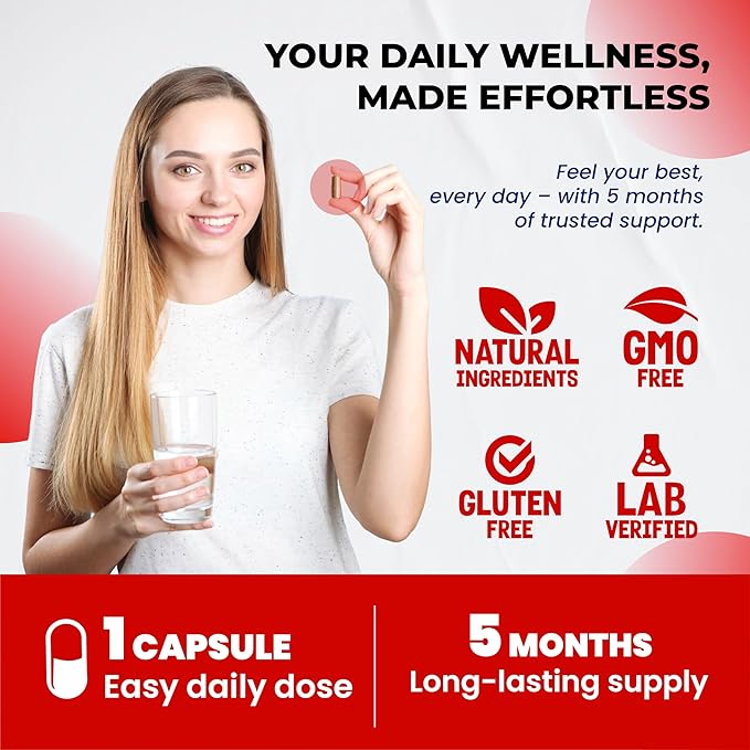 Premium Berberine with Cinnamon, Milk Thistle *USA Made & Test* Promotes Liver Function, Gut Health, Immunity (150 Count (Pack of 1))