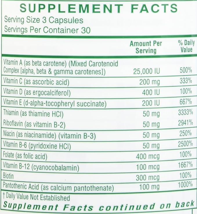 RX Vitamins Revitalize Capsules, 90 Count