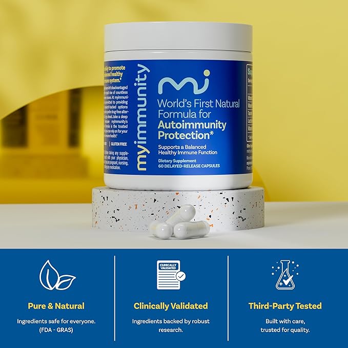 Immune Balance Supplement | Grass-Fed Lactoferrin, Taurine, Vitamins D3, K2 & B12 | 30-Min Delayed-Release | Promotes Gut, Digestive & Overall Wellness | Low Lactose, Made in USA