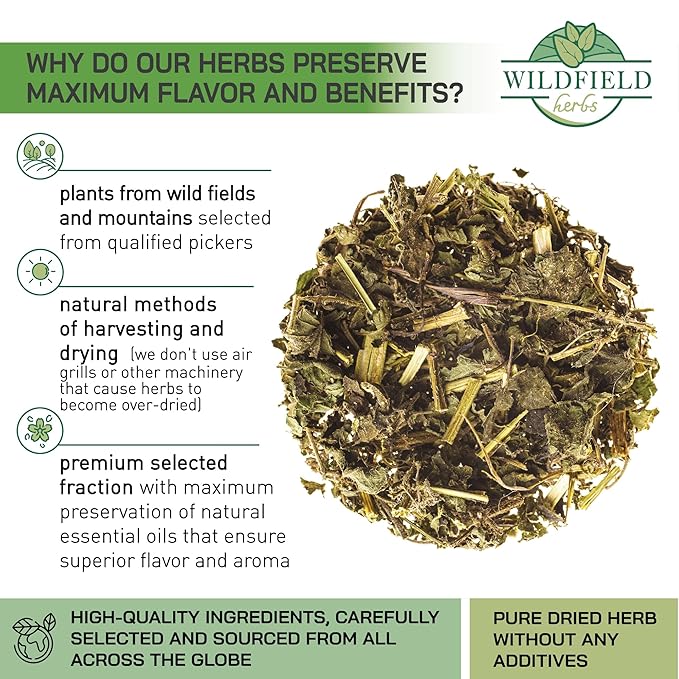 4 oz. Dried Nettle Leaf Tea Ortiga Planta Nettle Herb Bulk Stinging Nettle Leaf Herb Tea (Urtica dioica) - 113g Stinging Nettle Leaves Herbal Tea ortiga verde te