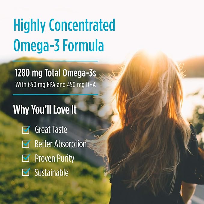 Nordic Naturals ProOmega, Lemon Flavor - 90 Soft Gels - 1280 mg Omega-3 - High-Potency Fish Oil with EPA & DHA - Promotes Brain, Eye, Heart, & Immune Health - Non-GMO - 45 Servings