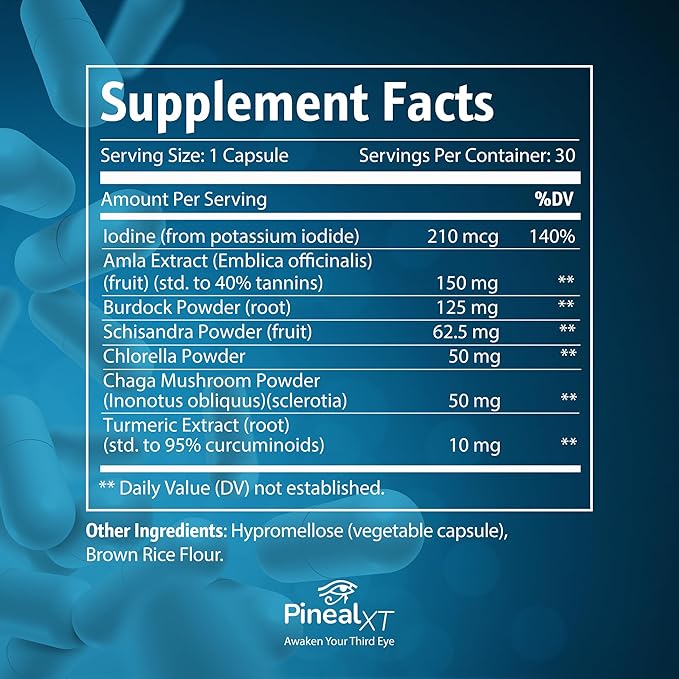 Pineal XT Gold - Pineal Gland Supplement - Third Eye Awakening - Focus and Memory Supplement for Brain - 7 Powerful Ingredients Decalcify, Detox, and Activate Your Pineal Gland, 3 Pack