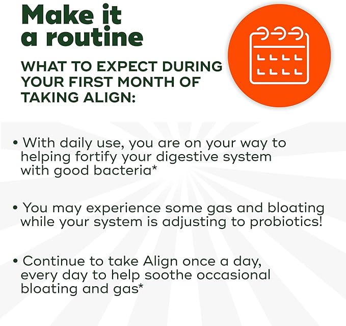 Align Probiotics, Probiotic Supplement for Daily Digestive Health, 28 capsules, #1 Recommended Probiotic by Gastroenterologists (Packaging May Vary)