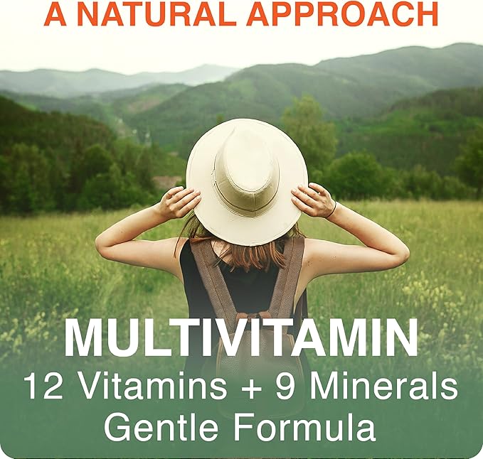 | Lower-Acid Multivitamin for Sensitive Bladders | 12 Vitamins & 10 Minerals | Buffered Vitamin C & Burdock Root | USA Manufactured | 60 Capsules