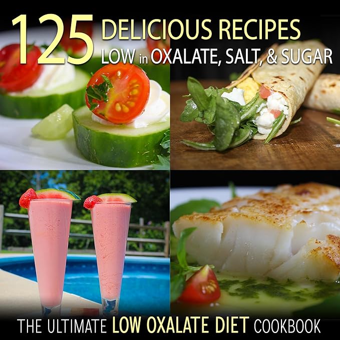 Kidney COP Calcium Oxalate Protector 120 Capsules, Patented Kidney Support for Calcium Oxalate Crystals, Stop Recurrence (Starter Pack - 1 Btl (120 Caps) and 1 Ultimate Low Oxalate Diet Cookbook)