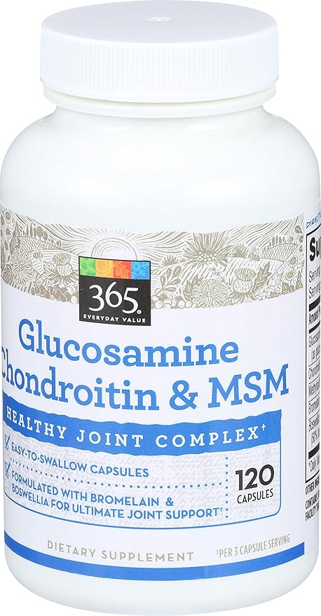 365 Everyday Value, Glucosamine Chondroitin & MSM, 120 ct