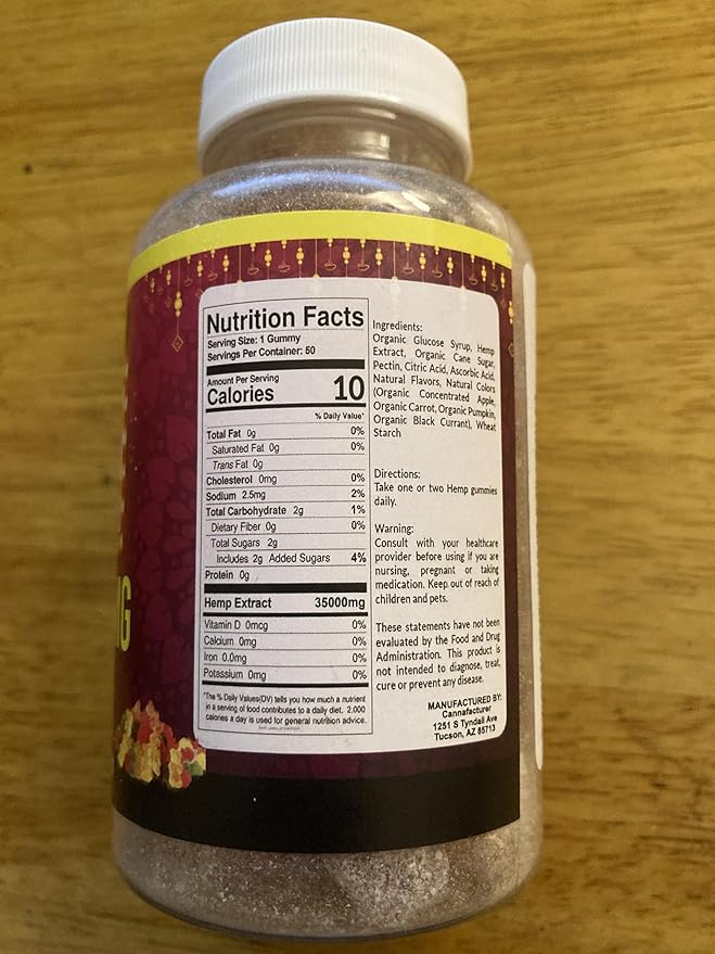 High Potency Organic Hemp Gummies Adults Vegan Infused Earthmed Natural Oil Gummy Blissful Aura Extra Strength Vitamin E Premium Omega 3 6 8 9