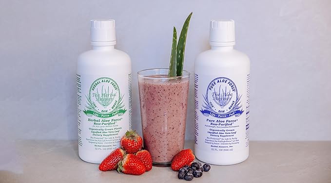 Herbal Aloe Force Aloe Vera and Herbal Dietary Supplement, 32 fl oz