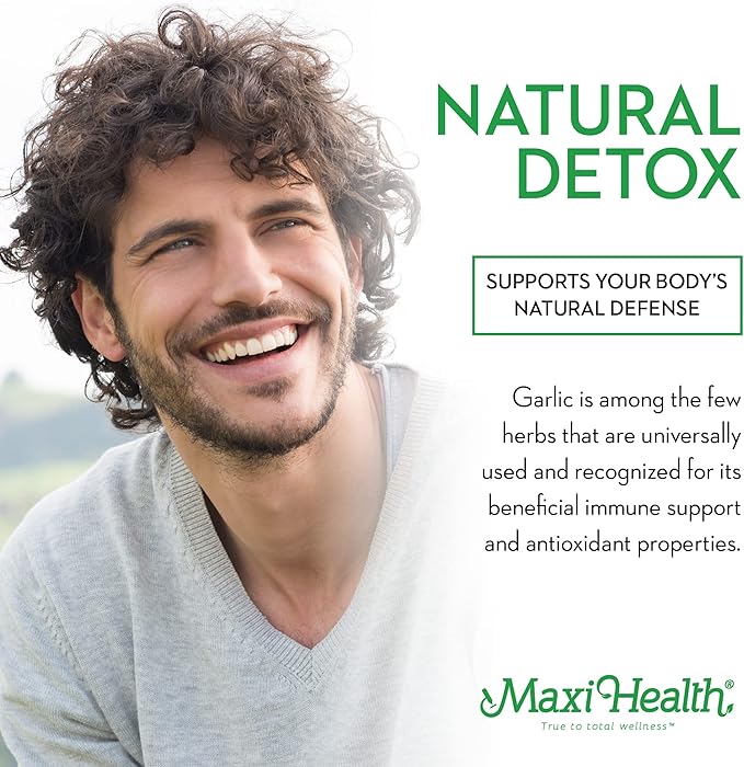 Maxi Health - Maxi Biotic Aged Garlic Extract Capsules (180 Count) | Kyolic Garlic Supplement with Spirulina, Echinacea, Oregano and Enzymax - Natural Antioxidant - Wellness Support