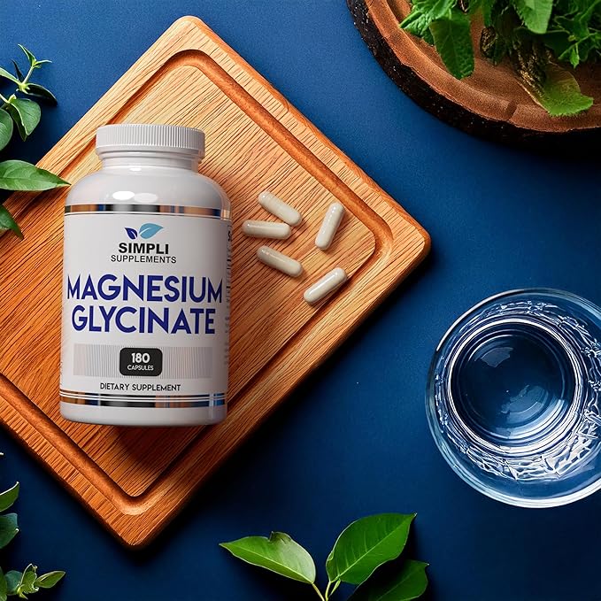 Magnesium Glycinate 400mg | Best High Absorption Magnesium Glycinate for Sleep | Vegan Capsules | 180 Count | Magnesium Glycinate Supplements