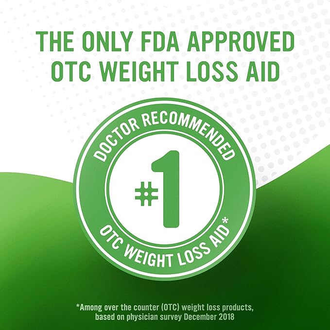 alli Diet Weight Loss Supplement Pills, Orlistat 60mg Capsules, 170 Count