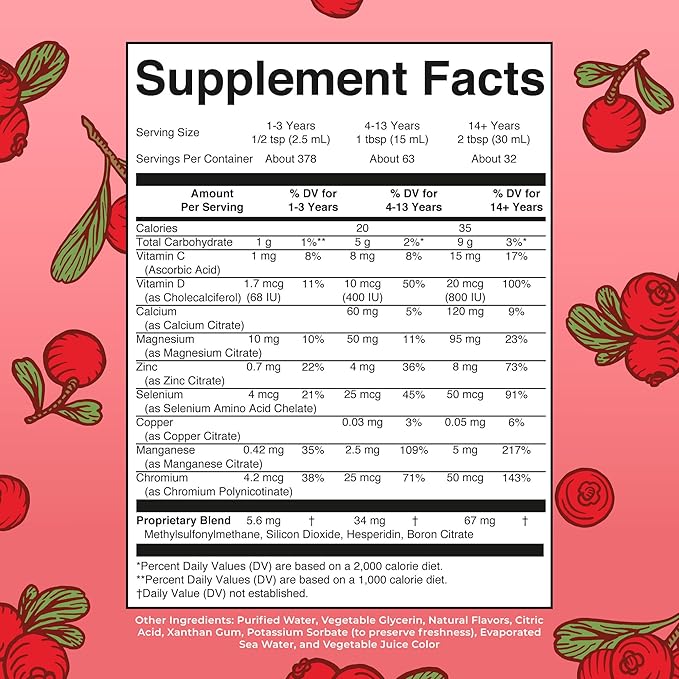 MaryRuth's Liquid Morning Multivitamin (Fruit Punch) & Liquid Nighttime Multimineral (Cranberry) | Clean Label Project Verified® | Vegan Vitamins for Energy, Muscle Relaxation, & Overall Health