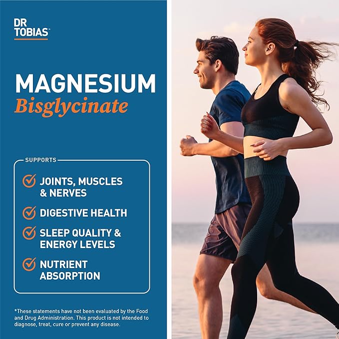 Dr. Tobias Magnesium Bisglycinate and Liposomal Glutathione - Supports Energy, Muscle Function, and Immune Health - Maximum Absorption - Vegan, Non-GMO