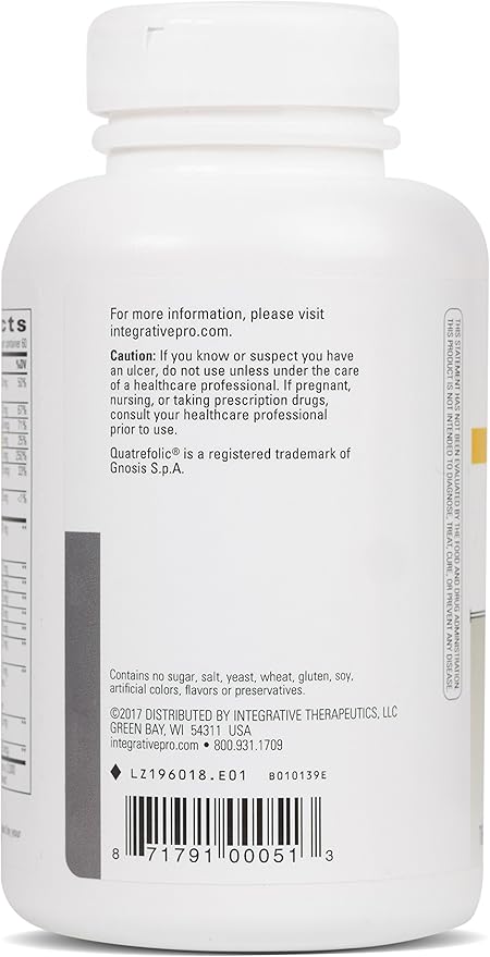 Integrative Therapeutics NutriVitamin Enzyme Complex - Mineral Supplement - Multivitamin & Mineral Supplements with Vitamins C, E & Digestive Enzymes - Iron & Dairy Free - 180 Capsules