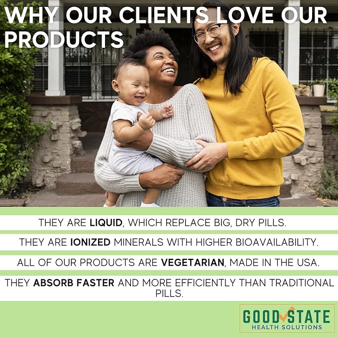 Good State Liquid Ionic Chromium Ultra Concentrate - 10 Drops Equals 200 mcg - 100 Servings Per Bottle