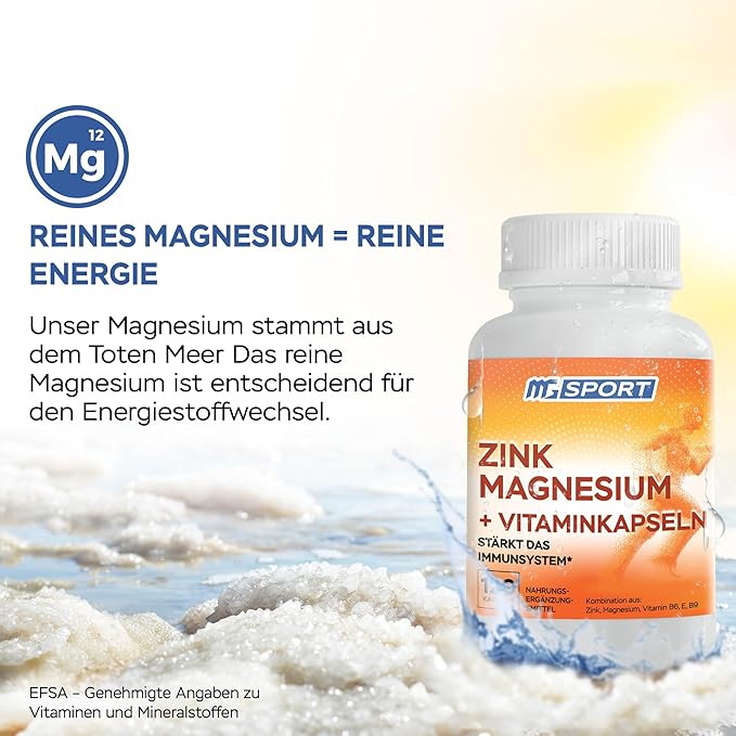 High Absorption Zinc and Magnesium Bundle for Muscle Recovery - Zinc Supplement and Transdermal Magnesium Gel for Leg Cramps