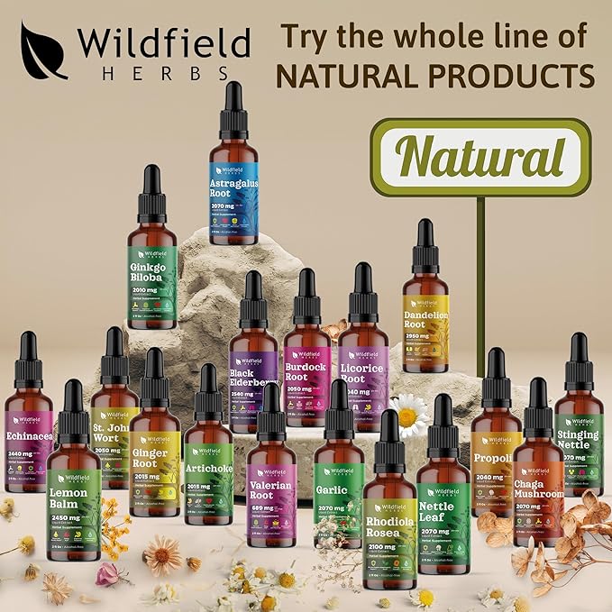 Propolis Extract Drops - Propolis Tincture 2040mg Liquid Herbal Supplement Absorbs Better Than Capsules, 1 Month Supply, 84 Servings, Alcohol-Free Tincture - 2 Oz, Pack of 1