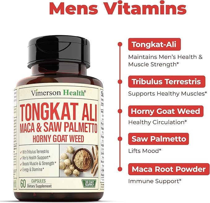 Liver Cleanse Detox & Repair Milk Thistle Supplement for Older Adults & Tongkat Ali for Men with Horny Goat Weed, Maca Root Powder, Tribulus Terrestris, and Saw Palmetto 2-Pack Bundle