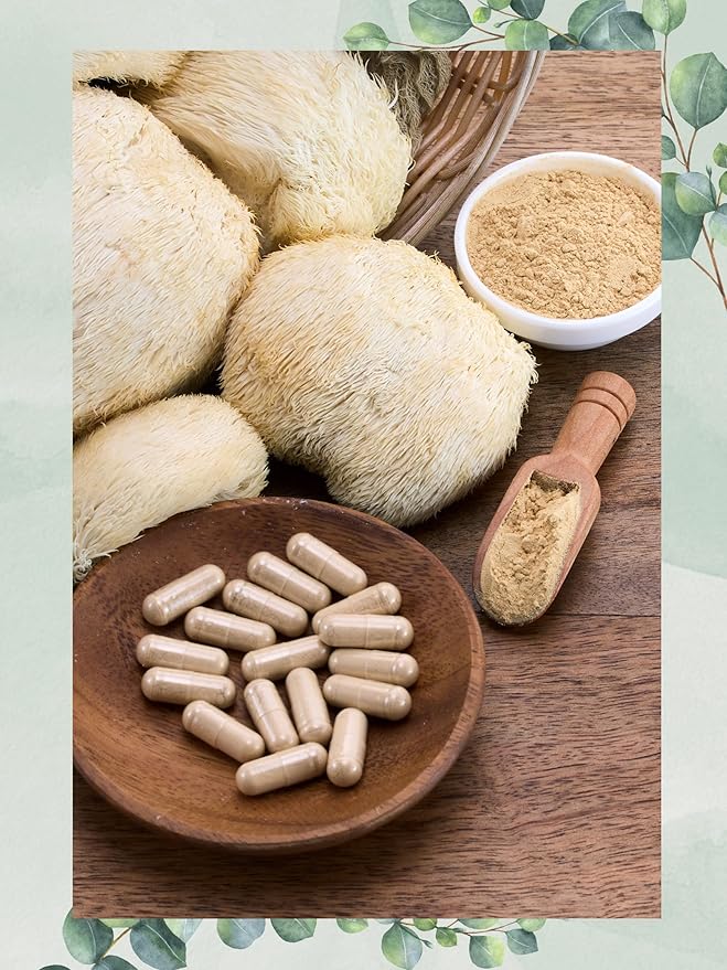 Freeze-Dried Lion's Mane Mushroom fruiting bodies Slices. Real Deal Large 25 Gram Jar. Great for tea or powder. Can be rehydrated and cooked or used as a herbal supplement. USDA organic. Excellent for Stamets Stack. No Refrigeration Required