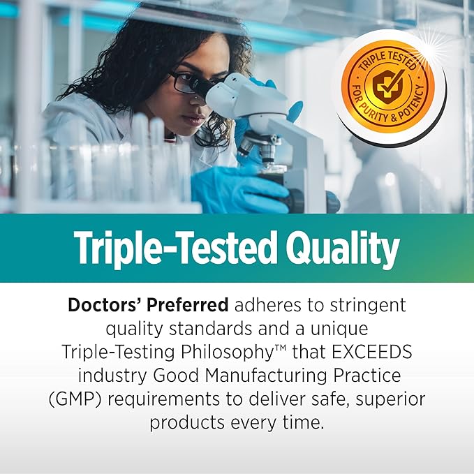 DOCTORS' PREFERRED GlucoGold with Berberine, Concentrated Cinnamon, Chromium, Banaba Leaf Extract (90 Tablets)
