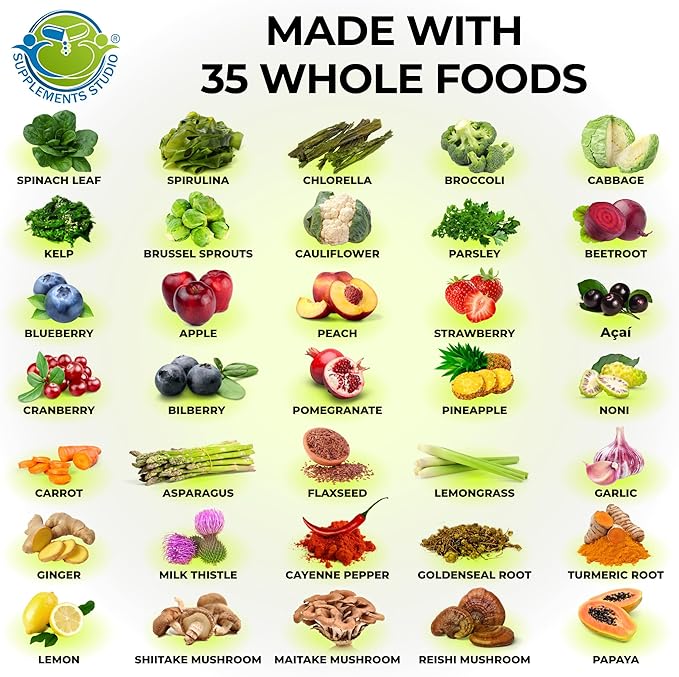 Vegan Whole Food Daily Multivitamin Without Iron, Methylated Multivitamin for Women and Men, Made with Fruits & Vegetables, B-Complex, Probiotics, Enzymes, CoQ10, Omegas, Turmeric, Non-GMO, 90 Count