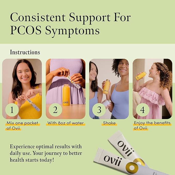 Hormone and PCOS Supplements - PCOS Supplement Powder with Antioxidants, Nutrients and Inositol for Women - 30/ct