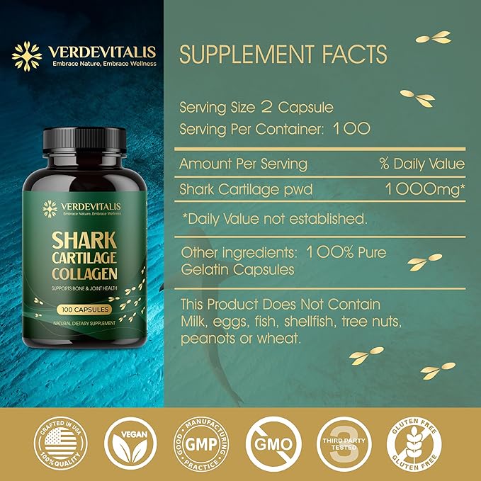 Fish Collagen Capsules – Type I & III Collagen Peptides – Supports Skin, Hair, Nail & Joint Health – Hydrolyzed, Non-GMO – 2 Pack – 200 Capsules Total