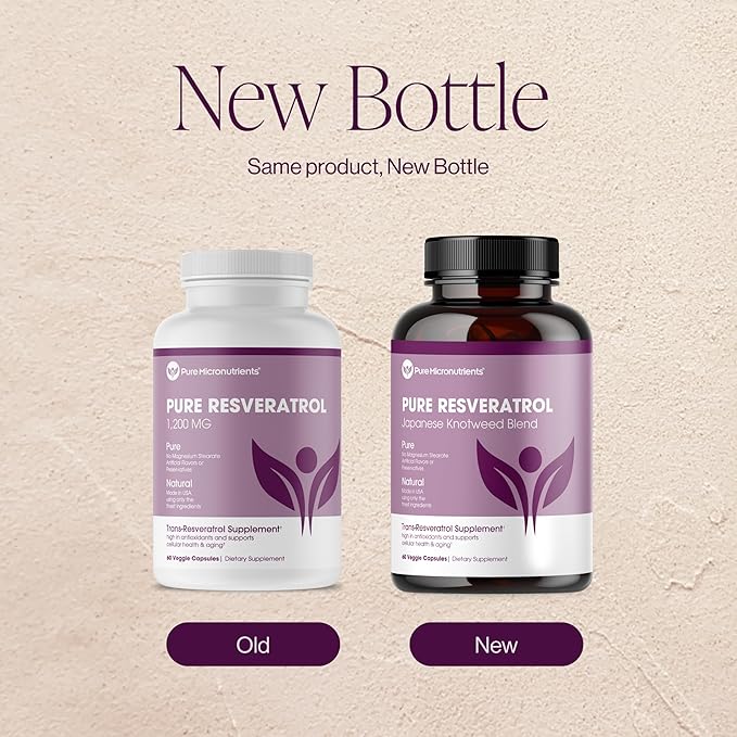 Pure Resveratrol Supplement - Extra Strength 600mg Trans-Resveratrol Per Serve - for Heart, Cognitive, Immune Health Support – Purified & Bioavailable - 60 Vegan Caps