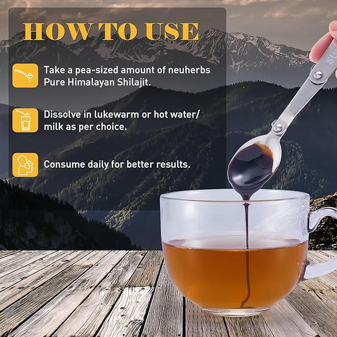 Shilajit Pure Himalayan Organic Shilajit Resin - Shilajit Supplement - Gold Grade 100% Pure Shilajit with Fulvic Acid & 85+ Trace Minerals Complex for Energy & Immune Support - 50 Grams