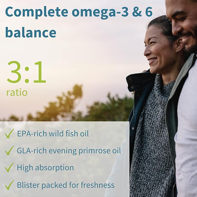 Igennus Pharmepa Complete EPA 668mg & DHA 334mg Omega-3 Fatty Acids 1000mg, rTG Form, High Potency Fish Oil Plus Omega-6 & 9 from GLA Evening Primrose Oil, IFOS Certified, Lemon Flavor, 360 Softgels