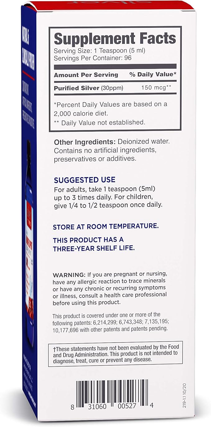 Silver Biotics 30 PPM Extra Strength Daily Immune Support Supplement with Silversol Technology | The Perfect Daily Defense Boost for Your Immune System | 16 Fl Oz