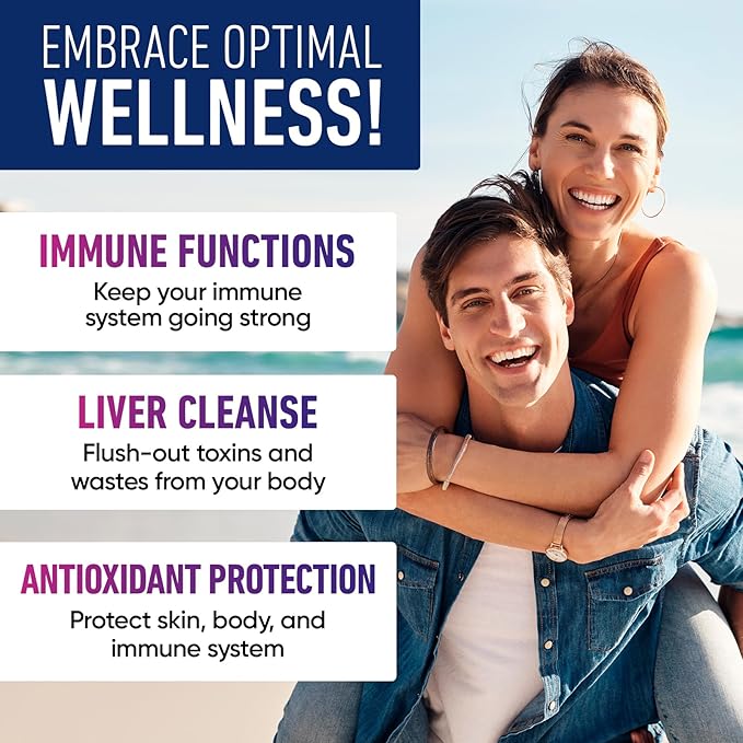 Liposomal Glutathione Supplement 1000MG + 750MG- Glutathione Liposomal with VIT C + Phospholipid Antioxidant Complex - Liver Detox and Immune Support Supplement - 120 Caps - Powder&Liquid Alternative