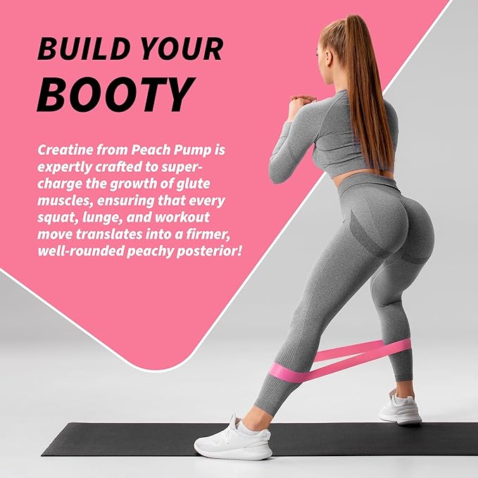Creatine Monohydrate Powder, Glute Builder Creatine for Women, 3g Vegan Micronized Creatine per Serving, for Energy, Muscle Support, 70 Servings, Unflavored