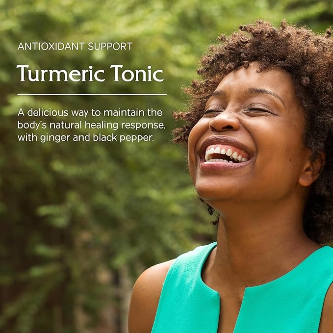 Vitanica, Turmeric Tonic, Non-GMO Liquid Turmeric Curcumin Supplement 1000 mg, with Black Pepper and Ginger, Antioxidant, Vegan, Gluten Free, 4 Ounce