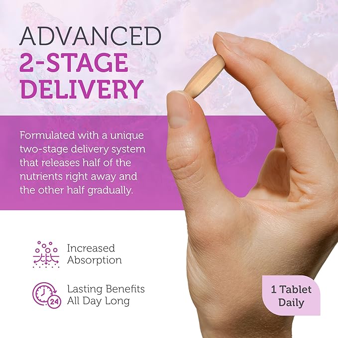 Zahler B-Complex Vitamins for Women & Men - Vitamin B Complex - B Vitamins Complex with B1 B2 B3 B5 B6 B7 B9 B12 - Advanced 2-Stage Delivery System - Gluten Free Kosher Non-GMO VIT B (60 Tablets)