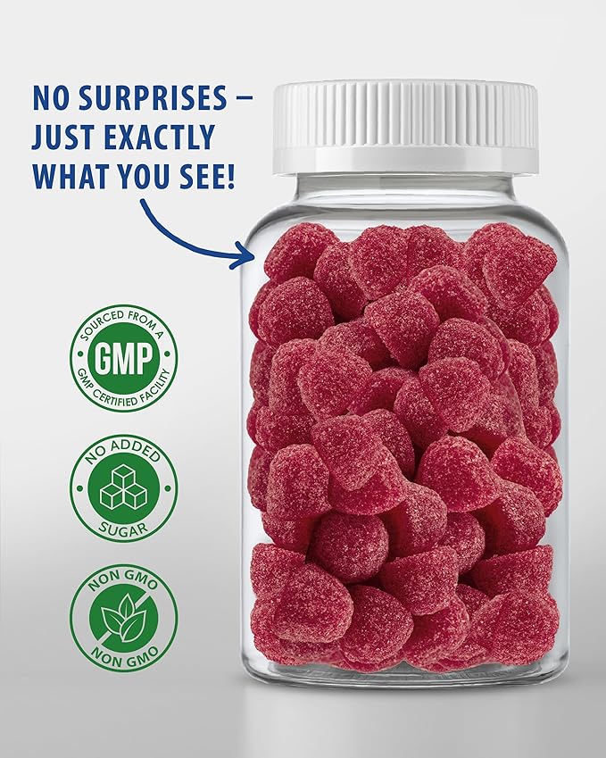 Zinc Gummies for Kids - Chewable Zinc Gummy Supplement for Children Immune Support - Low Sugar Natural Antioxidant Non-GMO Vitamin Chewables for Toddlers & Teens