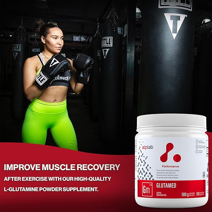 ATP LAB | Glutamed 500g | Pure Pharmaceutical-Grade Glutamine and Glycine. The Best Combination of glutamine and glycine.
