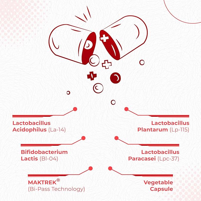 Probiotic Capsules 60 Billion Cfu's & Vitamin K2 (MK7) D3 | 240 Capsules | Free of Top Allergens