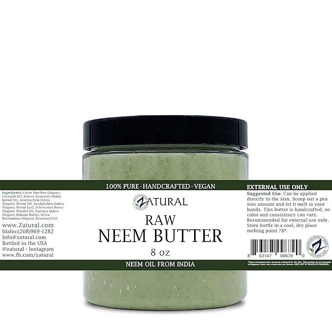Zatural Neem Butter + Neem Lotion Bundle SAVE OVER 10%