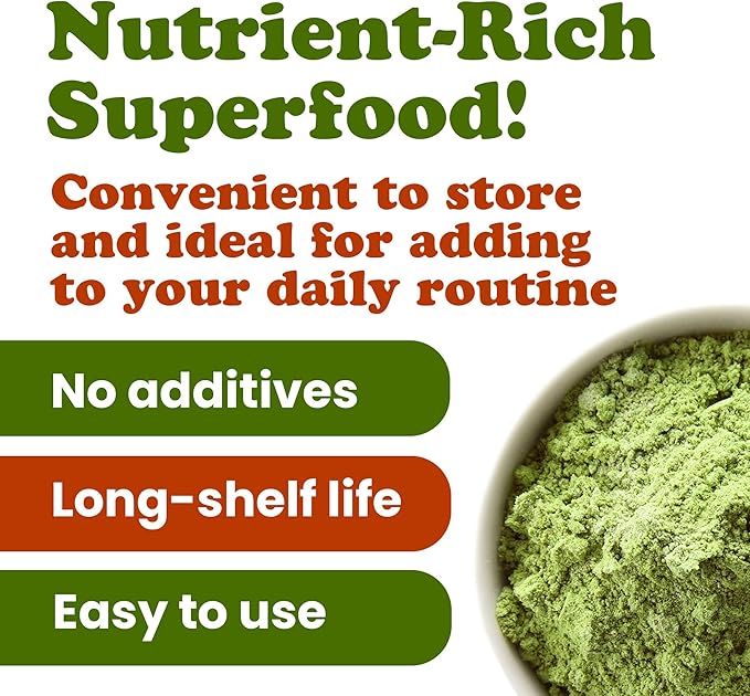 Food to Live Broccoli Powder, 10 Pounds – Nutrient-Rich Green Superfood for Smoothies, Shakes and Cooking, High in Fiber, Vitamins and Antioxidants, Vegan, Kosher, Bulk