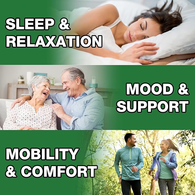 Hemp Gummies for Sleep, Pain, Relax, Calm - High Potency Hemp Oil Infused Gummy Bears -Fruity Flavors - 100% Natural Omega Hemp Edibles (2 Pack)