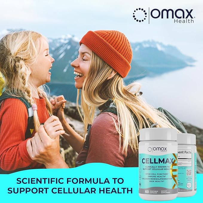 Cellmax - Supports Cellular Health, Clinically Proven, PolySea Seaweed Extract, Antioxidant Protection, Promotes Collagen Production, Boosts Immune Function, Sustainable & Pure Formula