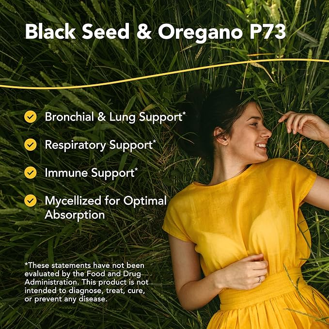 NORTH AMERICAN HERB & SPICE Resp-Immune - 2 oz - Respiratory & Immune Support - Black Seed, Oregano P73 Oil & Raw Honey - Mycellized for Optimal Absorption - Non-GMO - 39 Servings