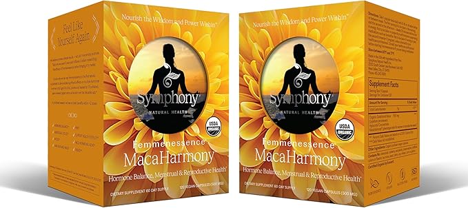 Femmenessence MacaHarmony - All Natural Gelatinized Maca Supplement to Support Women's Hormone Balance, PMS, Acne & Healthy Skin, Regular Menstrual Cycle & Fertility (240)
