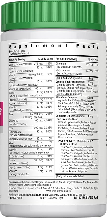 Rainbow Light Menopause One Multivitamin - 90 Tab