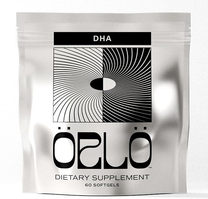 Orlo DHA - Vegan DHA Omega 3 Supplement - Triple Strength Omega3s - Plant Based DHA & EPA Fatty Acids Algae Omega-3 Oil - Krill or Fish Oil Alternative (60 Mini Softgels)