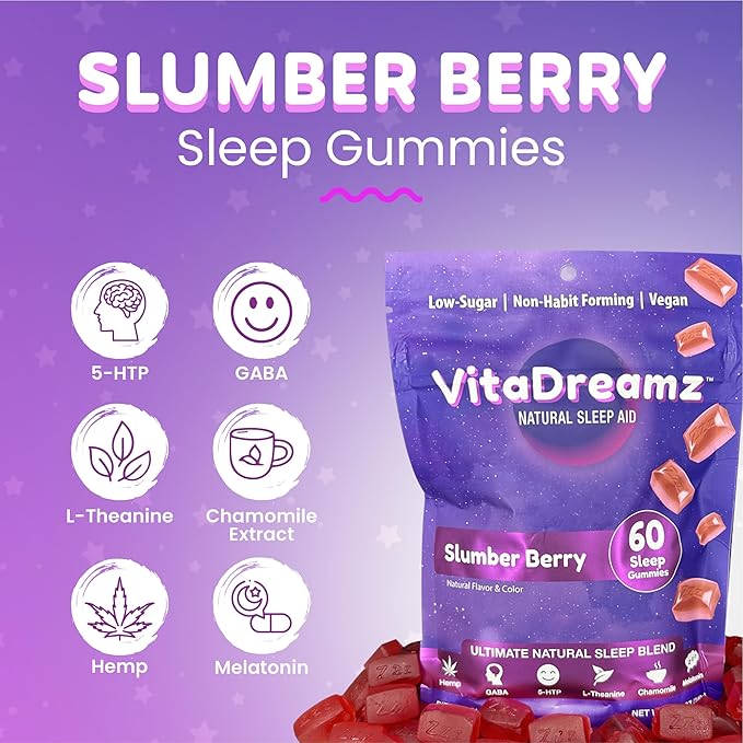 SleepEZ Pillowz - 60 Gummies (Pack of 3)