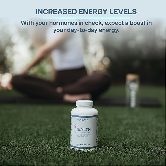 Revive MD Hormone Balance for Women - Hormone Support with Myo-Inositol, Chaste Berry, DIM, Vitamin C & E and Evening Primrose Oil - Women's Health Supplements for Hormonal Balancing - 180 Capsules