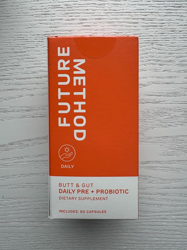 FUTURE METHOD Fiber Blend with Acacia & Psyllium Husk (60ct) and Synbiotic Probiotic + Prebiotic Complex (60ct) – Gut-Friendly Daily Support